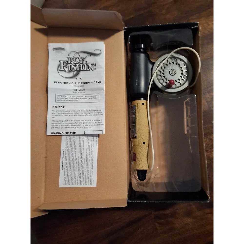 Radica Monte Carlo Hand Held Electronic Fly Fishin' 1998 Fly Fishing TESTED